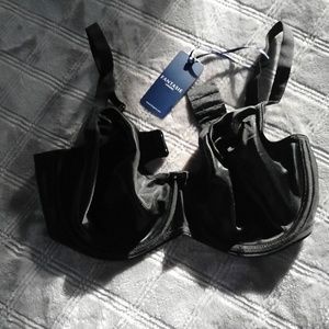 Fantasie Black Balcony Bra 34DDD